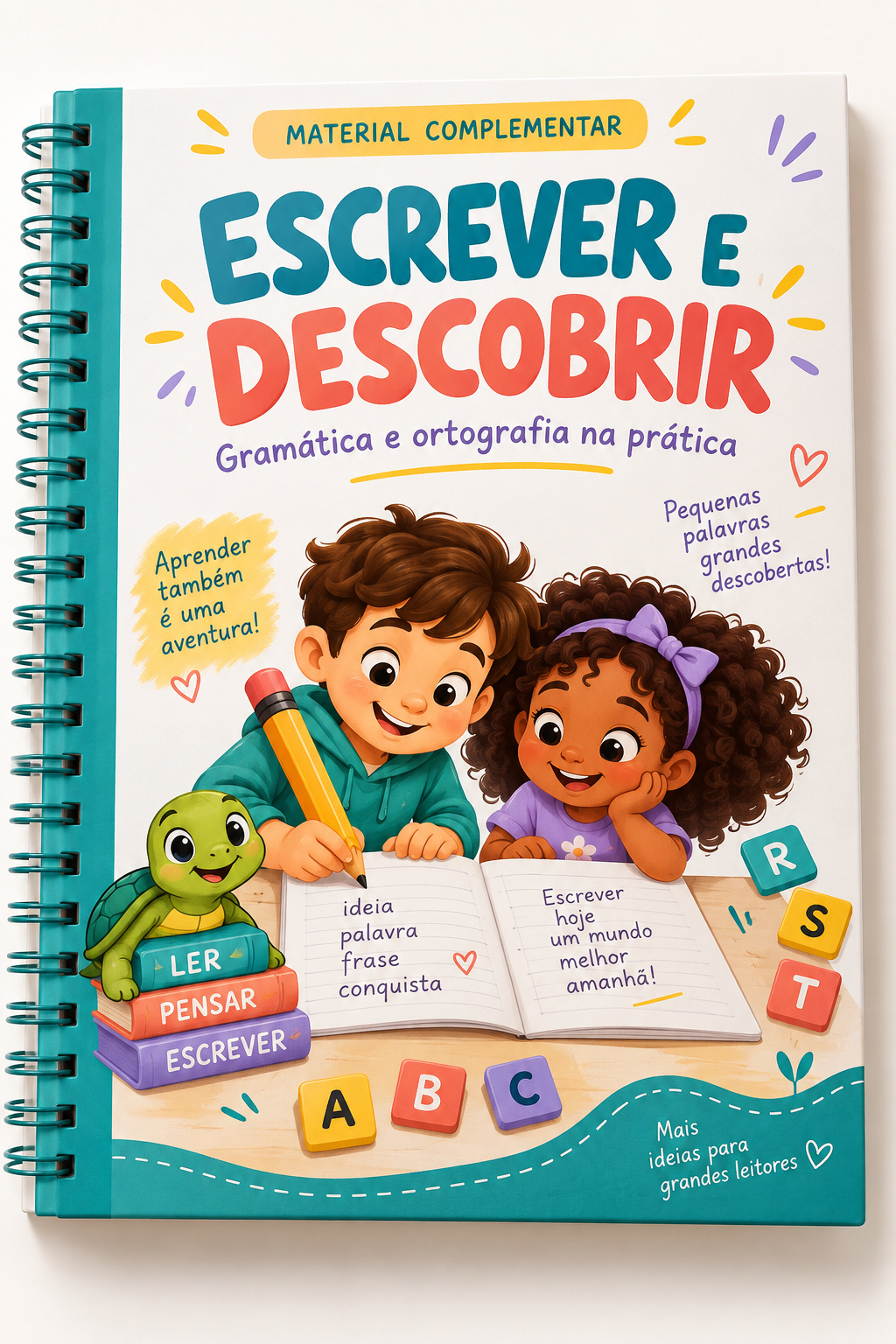 Capa do material Escrever e descobrir